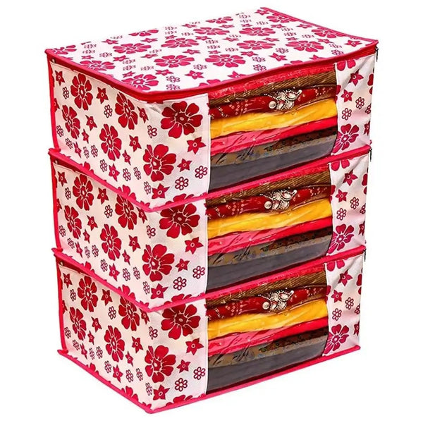 Saree Cover Storage Bags – Pack of 3
